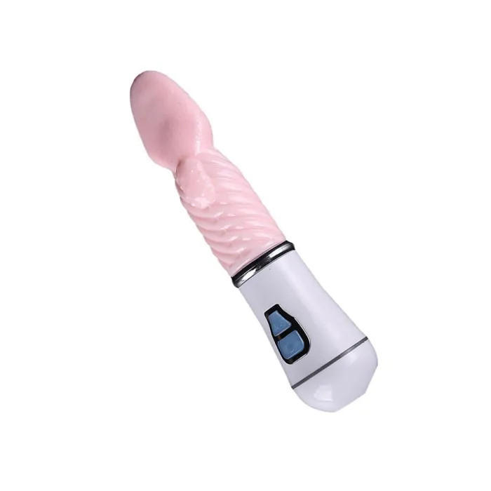 Multi-Speeds Tongue G-spot Massager Vibrating Dildo