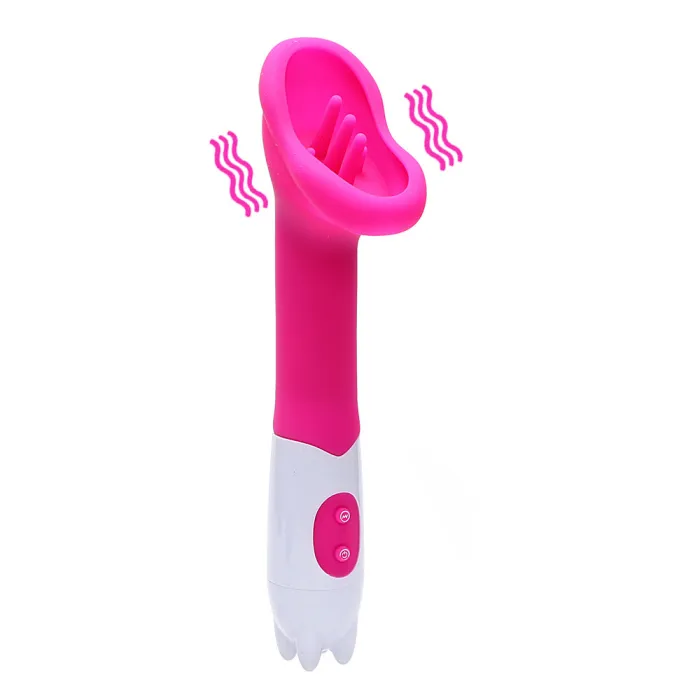 12 Speed Tongue Sucking Vibrator Nipple Massager