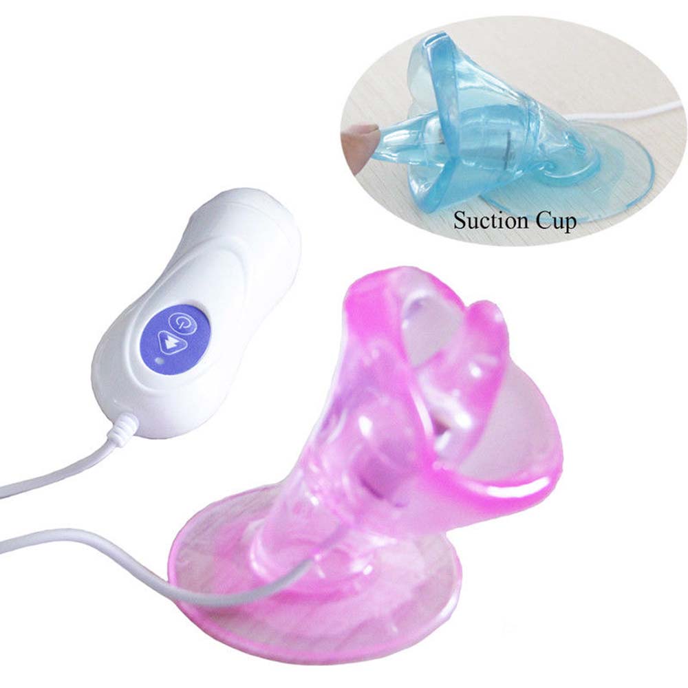 Suction Cup Tongue Vibrator Pussy Massager
