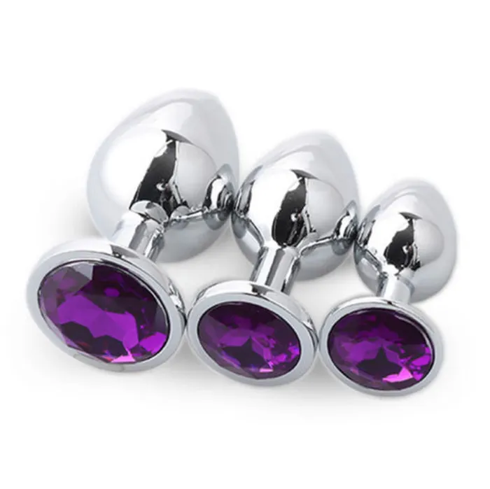 Anal Plugs Stainless Steel Metal Butt Plug (M)