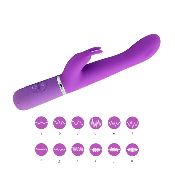 10 Speed Rabbit Double Vibrating Vibrator