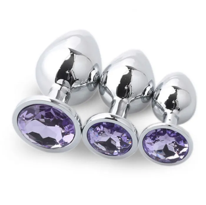 Anal Plugs Stainless Steel Metal Butt Plug (M)