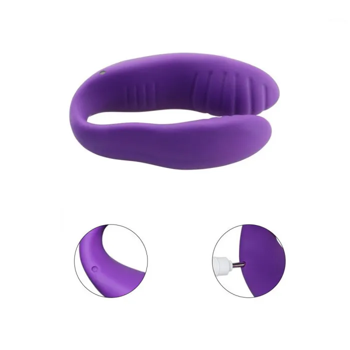 10 Speed U-Type G Spot Vibrator Vibrating Dildo