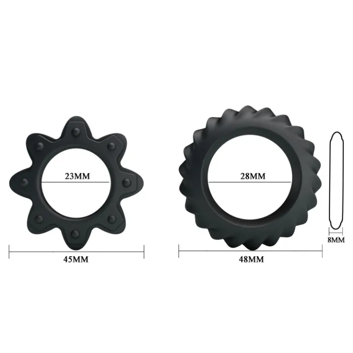 Waterproof Male Silicone Cock Ring