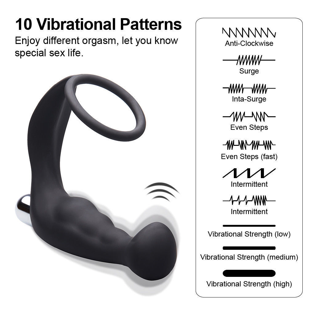 Anal Plug Vibrator Prostate Massager