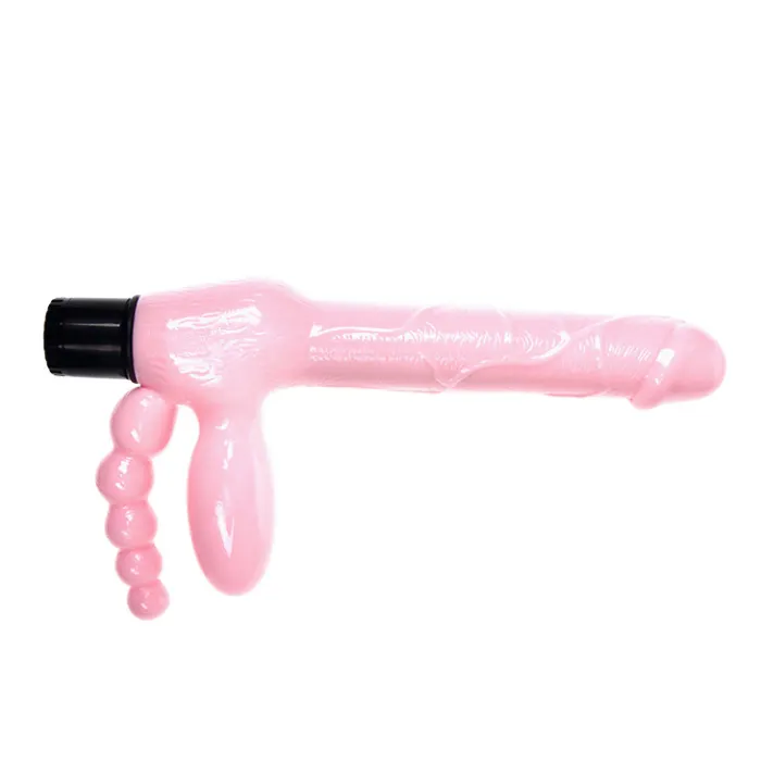 Vibrating Strapless Strap On Delivers Dildos