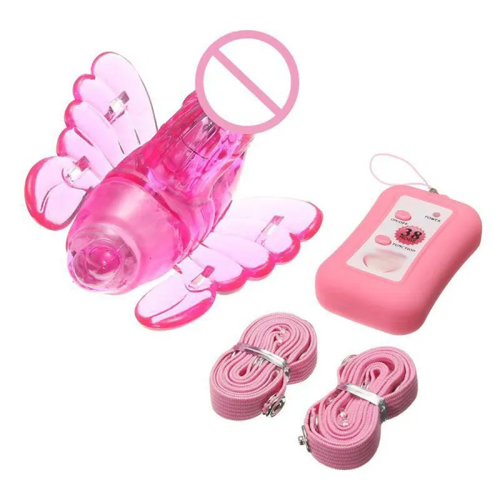 Wireless Remote Control Wearable Butterfly Vibrator Dildo