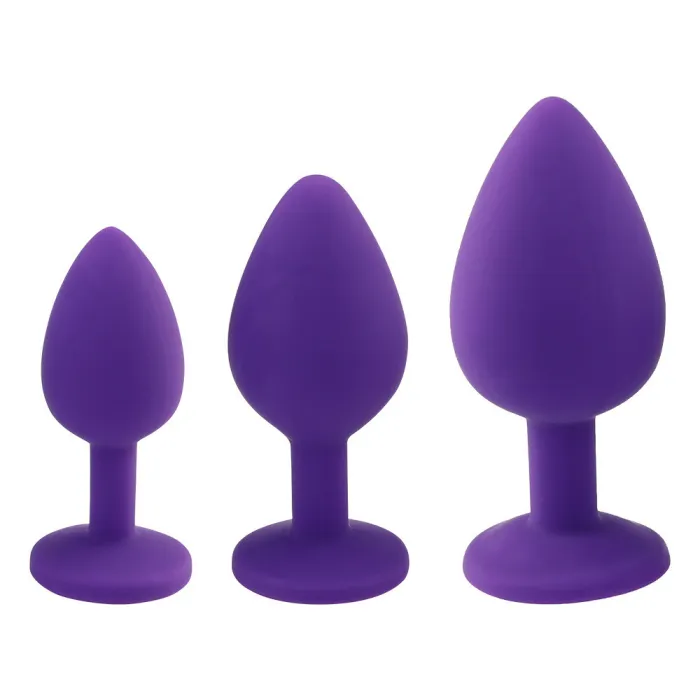 Jewelry Anal Plug Silicone Waterproof Training Kit