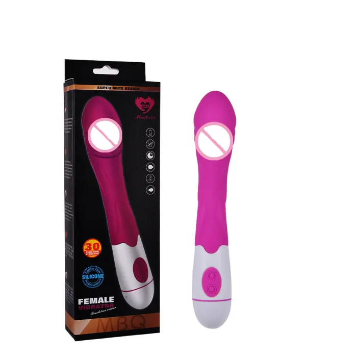 Vibrating Dildo Silicone Vibrator Female G Spot Massager