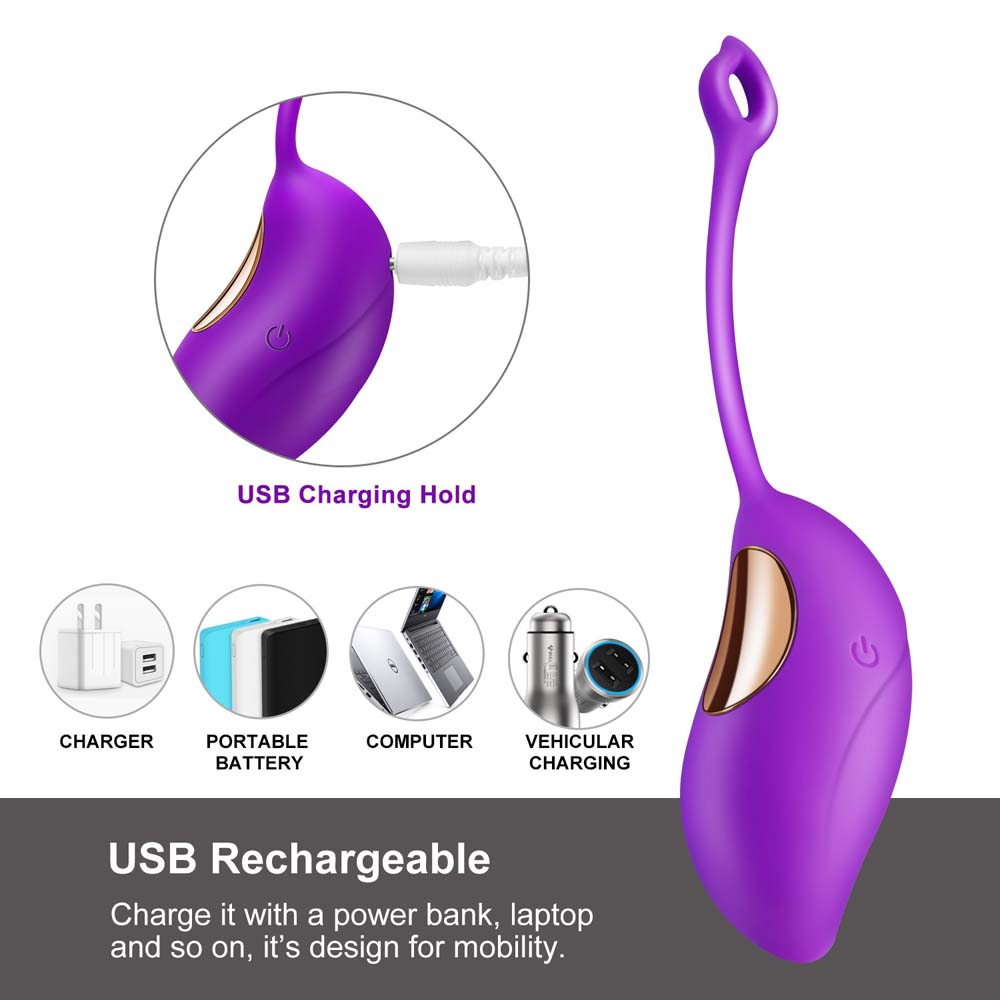 100% waterproof USB rechargeable Vibrating 