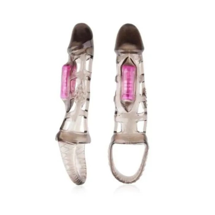 Vibrating Penis Extender With Cock Ring