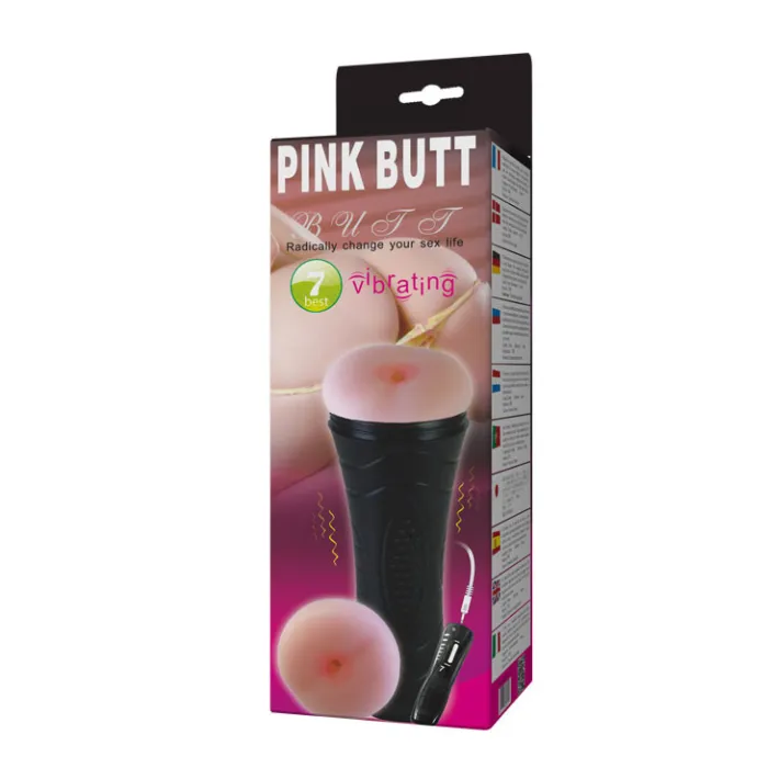7 Speed Vibrating Pink Butt