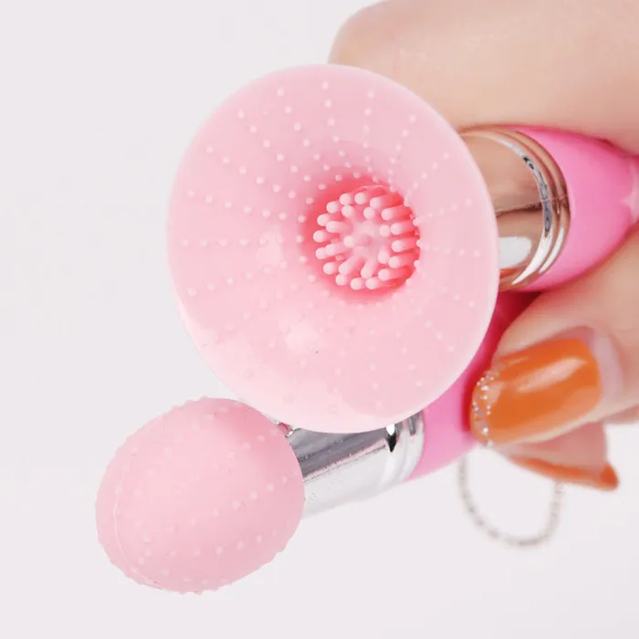 Vibrating 3 in 1 Clitoris Stimulator Nipple Stimulation