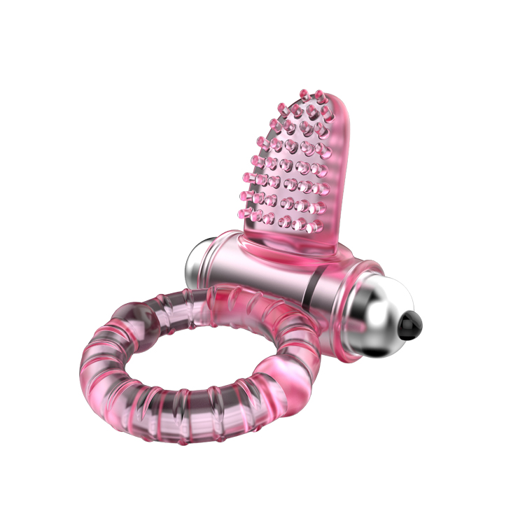 10 Speed Vibrating Male Cock Ring In Pink