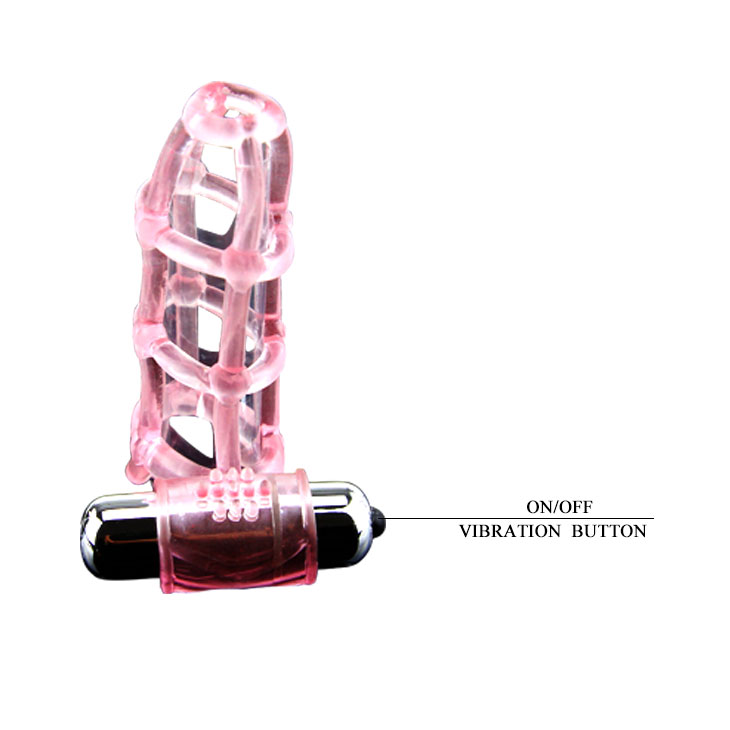 Vibrating Crystal Sleeve Sex Toys