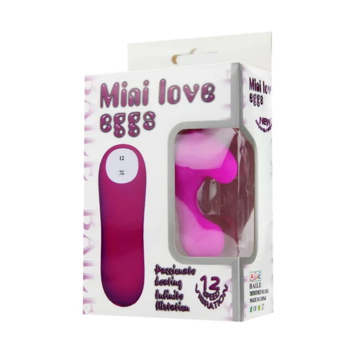12 Speed G-Spot Silicone Vibrator Egg