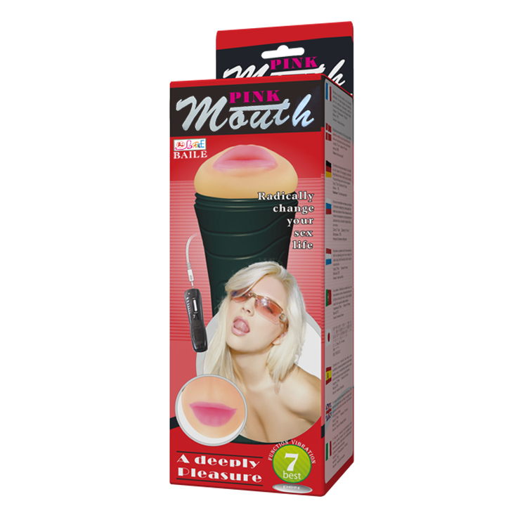 Pink Mouth Masturbator Cup