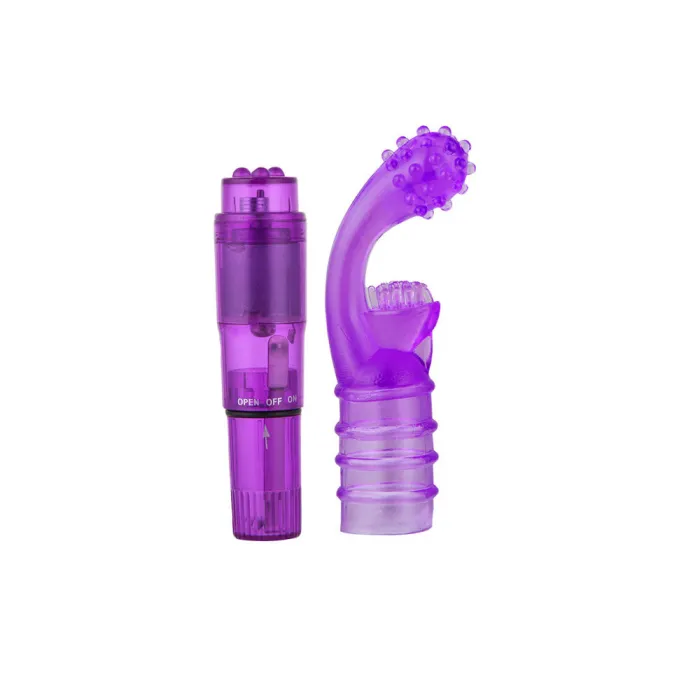 Unisex Finger Vibrator Rabbit Vibrating Dildo