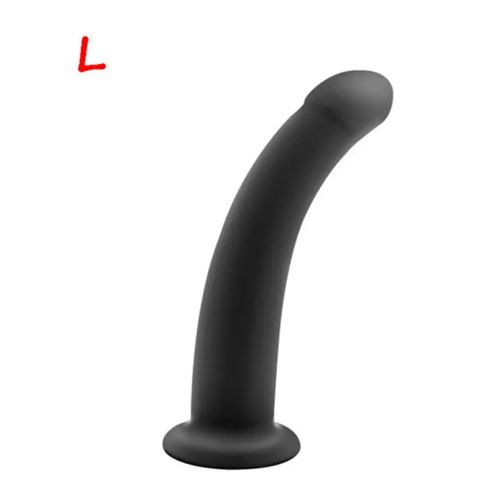 Unisex Silicone Anal Butt Plug Suction Cup Dildo