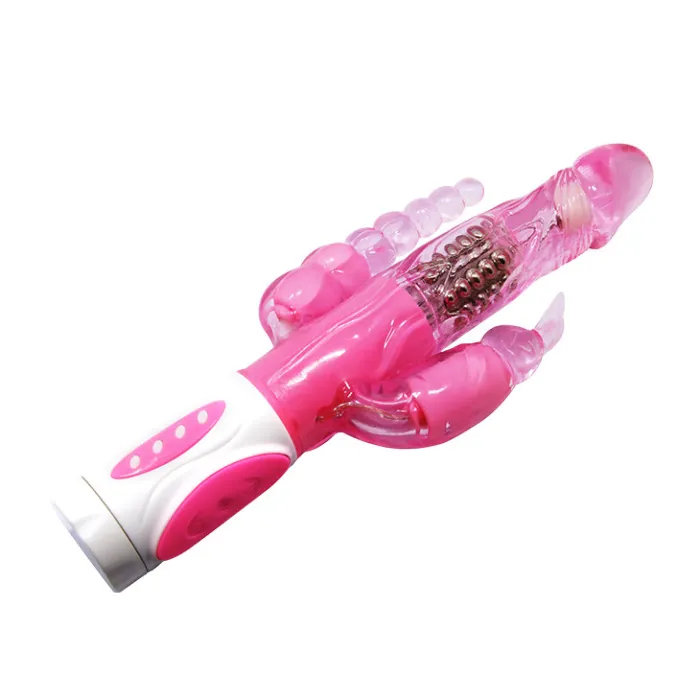 12 Speed Double Ended Rabbit Vibrator Dildo