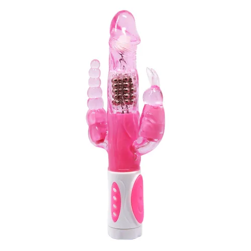 12 Speed Double Ended Rabbit Vibrator Dildo