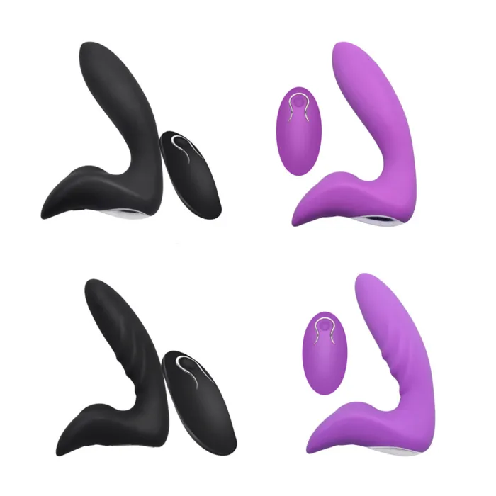 12 Speed Wireless Anal Plug Vibrator Prostate Massager Dildo