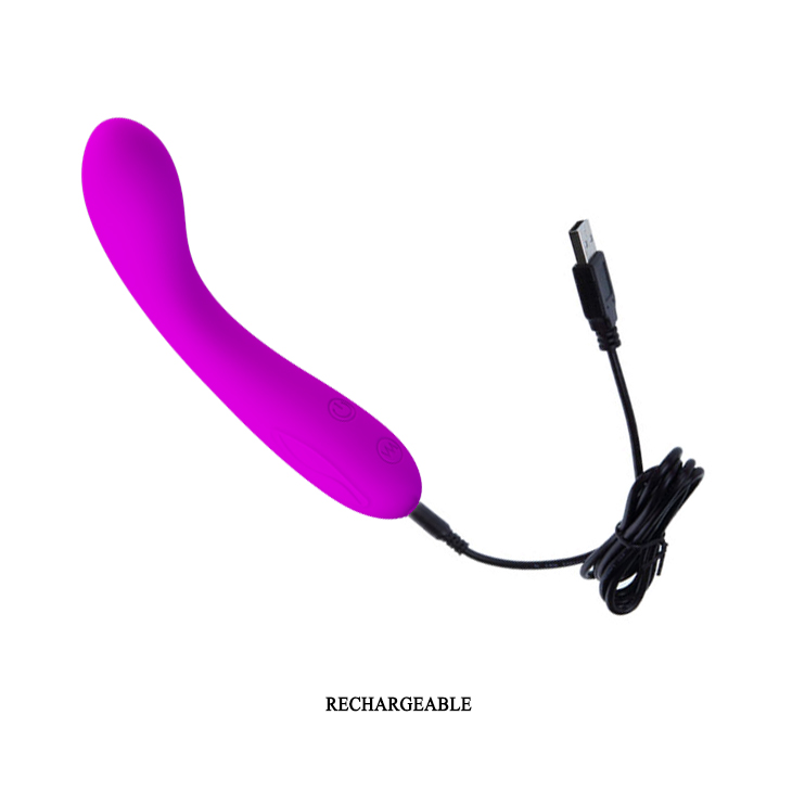 Purple USB Rechargeable Vibrator
