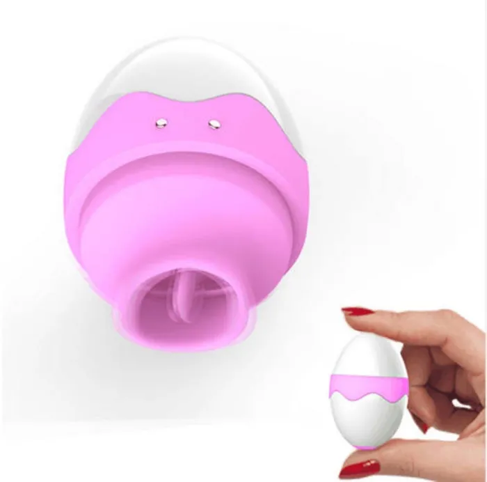 7 Speed Tongue Vaginal Egg Clitoral Stimulator Vibrator
