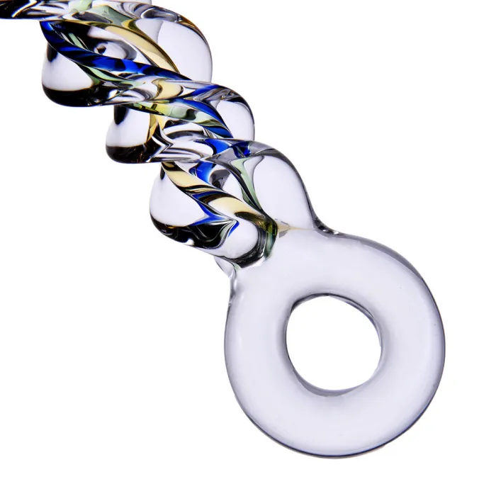Spiral Glass Dildos Anal Plug