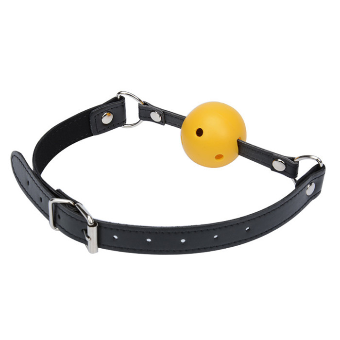 Adjustable PU Leather SM Game Unisex Mouth Ball Fetish Restraint Ball