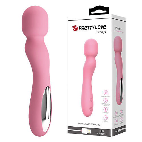 30 Speed USB Rechargeable Vibrator In Pink