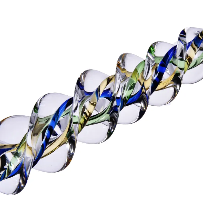 Spiral Glass Dildos Anal Plug