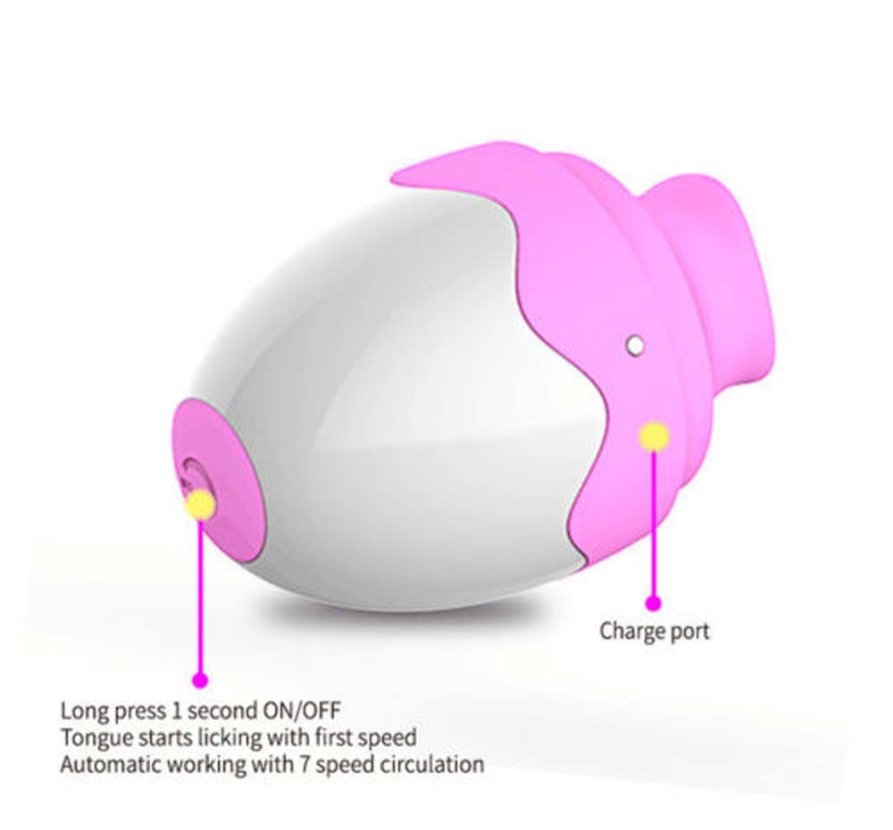 7 Speed Tongue Vaginal Egg Vibrator