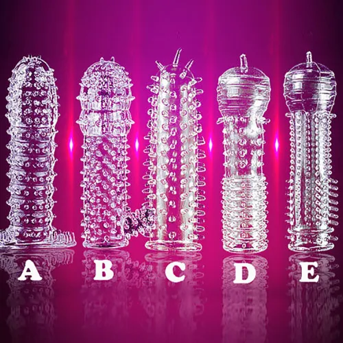 Stimulate Ejaculation Delay Penis Sleeve Reusable Condom
