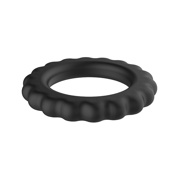 Silicone Cock Ring in Black