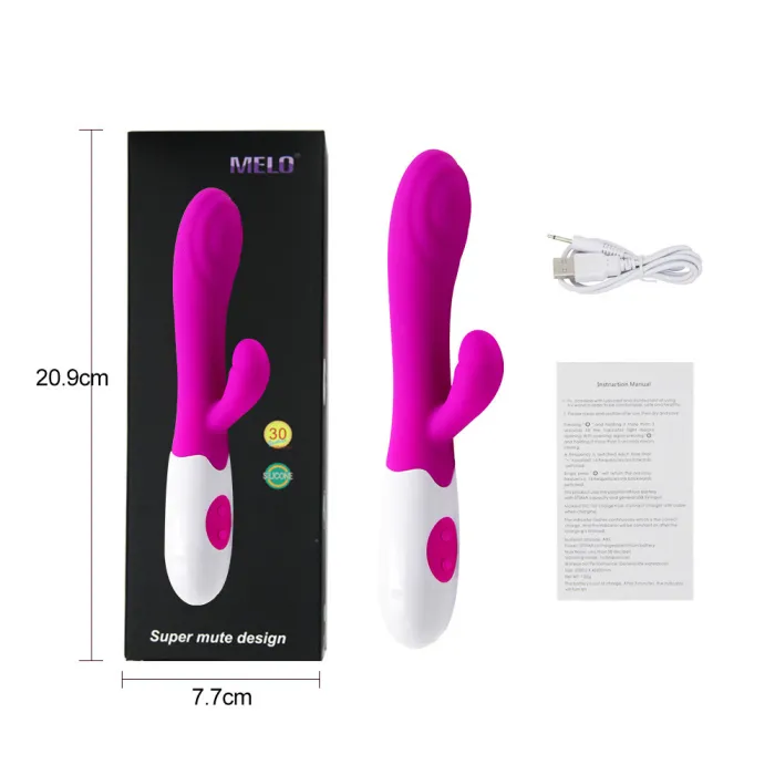 30 Speeds Vibrator Silicone Vibrating Massager Dildo