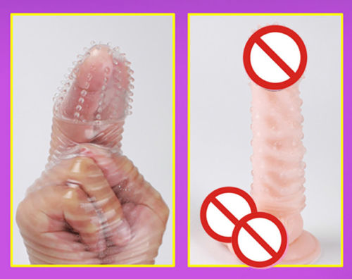 Stimulate Ejaculation Delay Penis Sleeve Reusable Condom