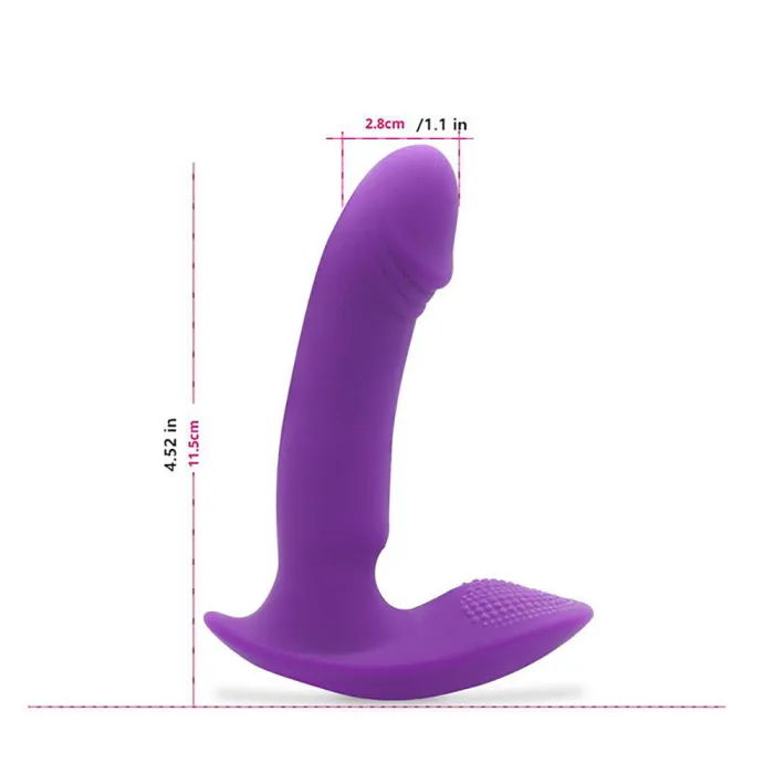 Single Frequency Vibrating Wearable Dildos Anal Plug
