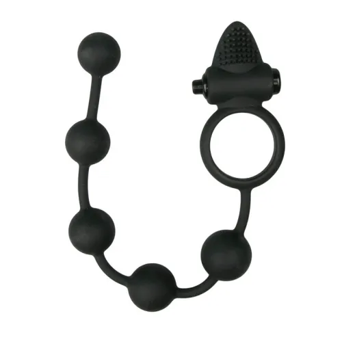 Tongue Cock Ring Plug Beads Vibrator