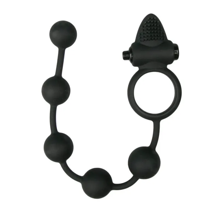 Tongue Cock Ring Plug Beads Vibrator