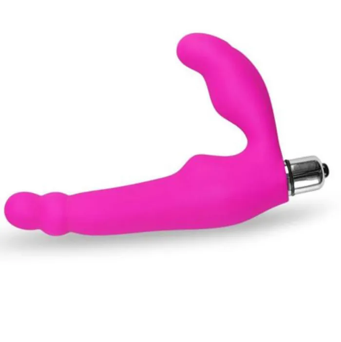 Strapless Strapon Dildo Vibrator G-Spot Massager