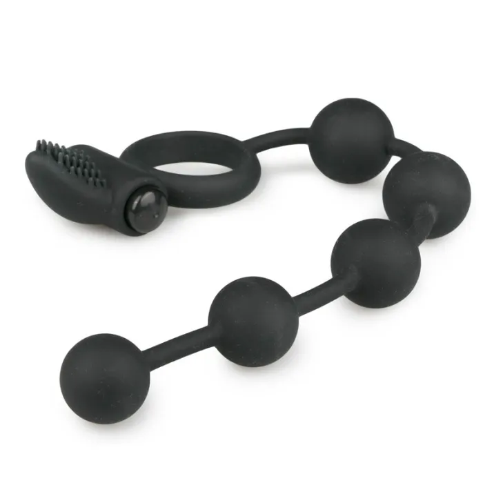 Tongue Cock Ring Plug Beads Vibrator