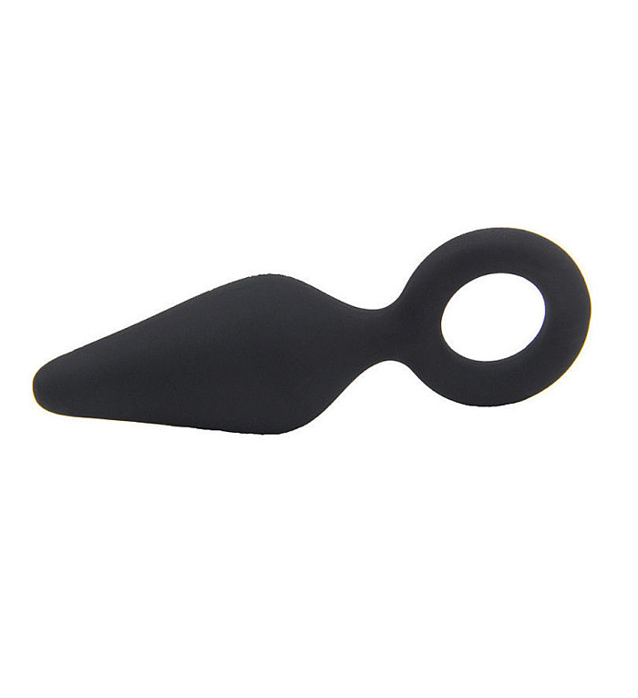 Silicone Black Anal Plug Prostate Massager Anal Toys