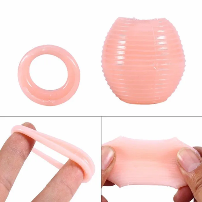 Delay Ejaculation Foreskin Flexible Penis Ring Glans Block