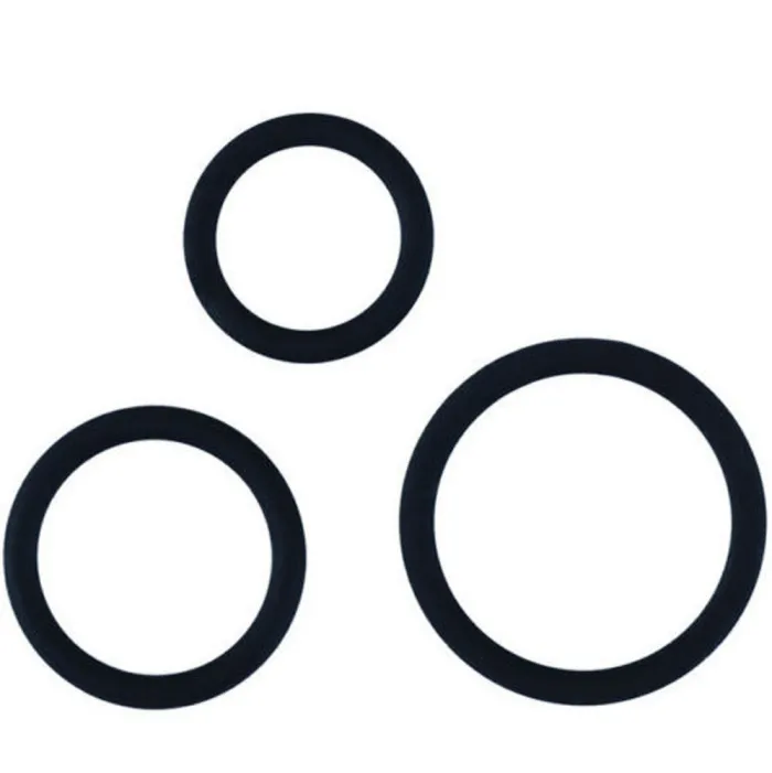 Silicone Penis Ring Triple Cock Ring