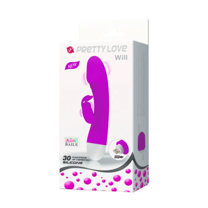 30 Speed USB Rechargeable Rabbit Vibrator