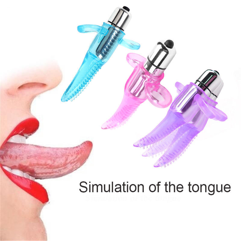 Oral Licking Vibrating Finger Clitoral Stimulator