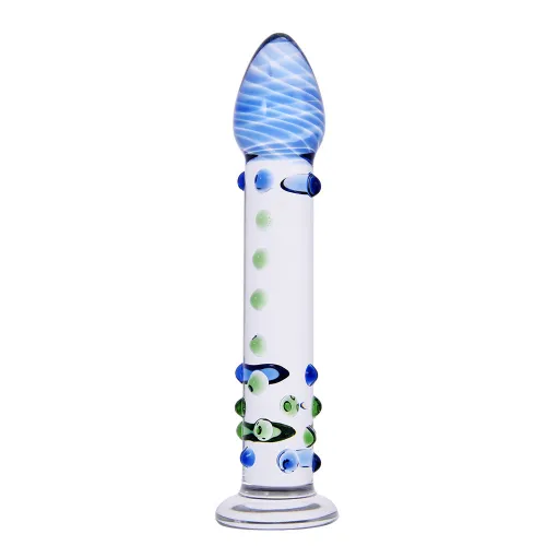 G-Spot Glass Large  Dildo Butt Plug