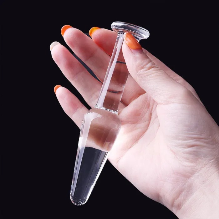 Glass Anal Plug Crystal Masturbation Dildo