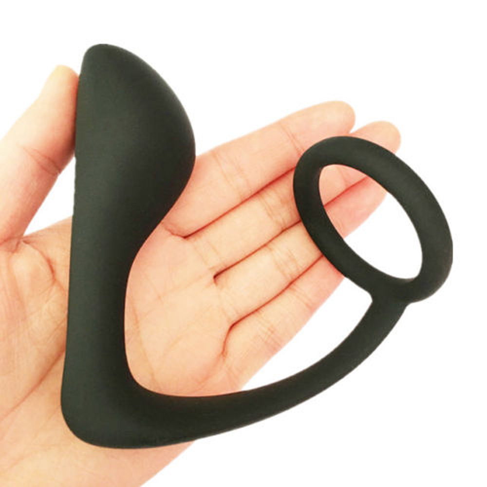 Ribbed Prostate Massager With Cock Ring Love Plugs